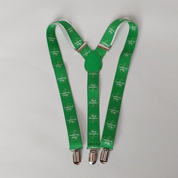 RARE Pabst Blue Ribbon Suspenders NEW - Picture 1 of 5
